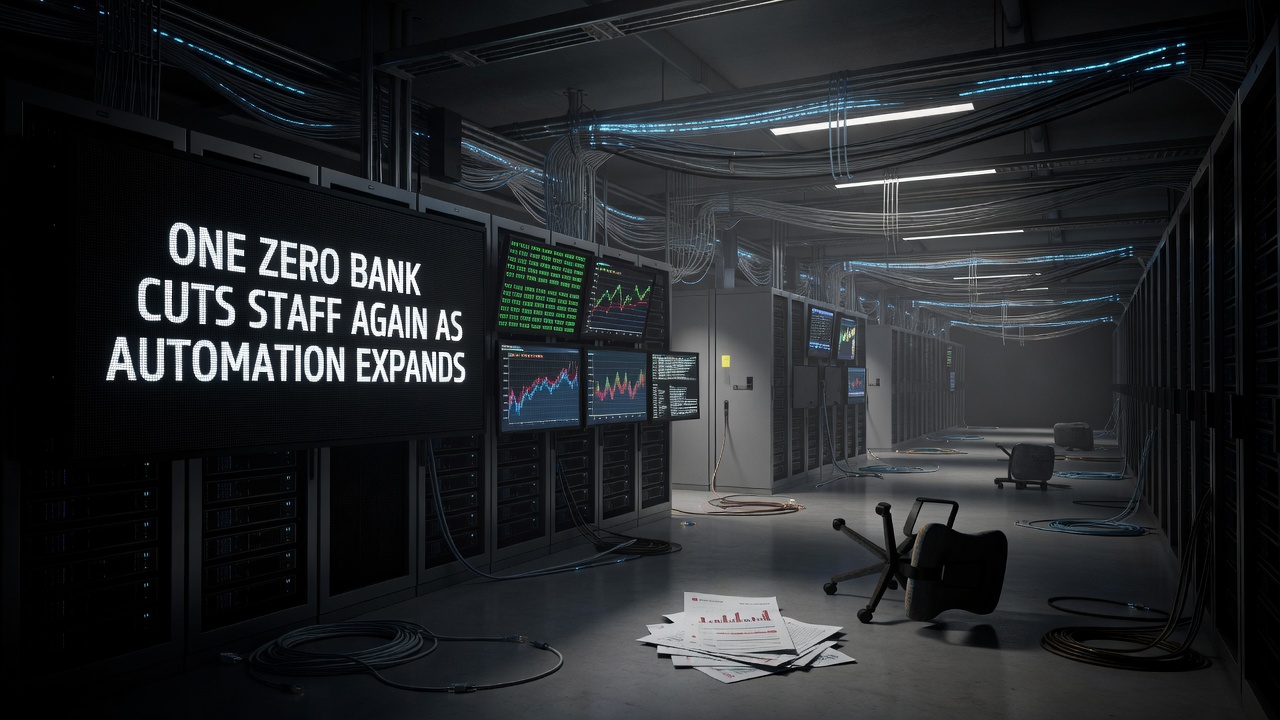 One Zero Bank Cuts Staff Again as Automation Expands
